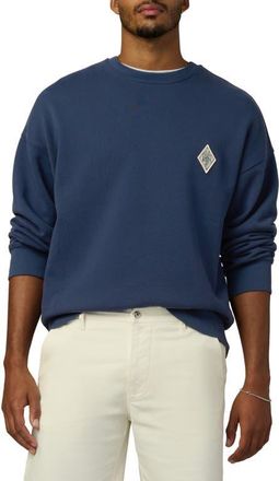 Joe's Embroidered Logo Patch Sweatshirt in Dress Blues at Nordstrom, Size Xx-Large