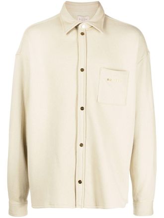 Buscemi Giacca-camicia con logo - Toni neutri