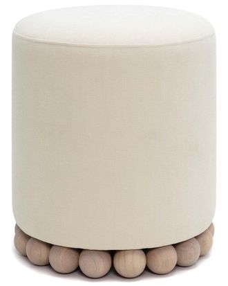 TOV Furniture Tov Furniture Dex Upcycled Fabric Ottoman