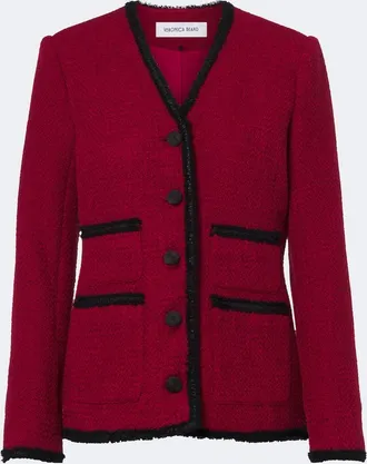 Veronica Beard Cyrene tweed blazer