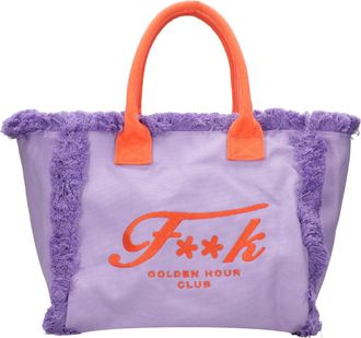 F**k Project tassen.. Paars+Oranje