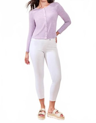 Tribal Audrey Year Round Basics Pull On Ankle Jeggings In White