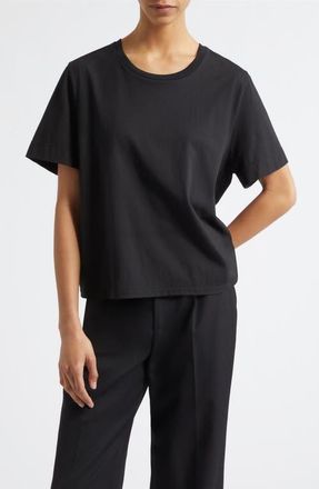 A.L.C. Kari Cotton T-Shirt in Black at Nordstrom, Size X-Large