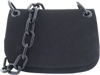 Prada Pre-owned Cross Body Bags, female, Black, Size: ONE SIZE Pre-owned Canvas prada-bags