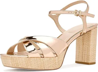 Pelle Moda Petina Womens Dress Sandals Light Gold : 6.5 M, Suede