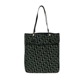 Dior Pre-owned Tote Bags, female, Black, Size: ONE SIZE Pre-owned Canvas Tote Bag