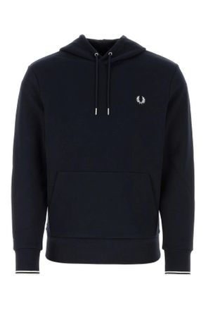 Fred Perry Midnight Blue Cotton Sweatshirt