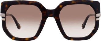 Chlo&eacute; Brown Butterfly Ladies Sunglasses CH0240S 002 53