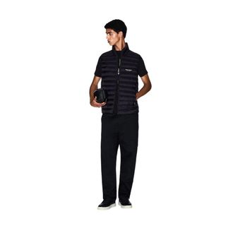 A|X Armani Exchange Quilted Down Vest - Black