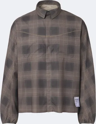 SATISFY Chaqueta de franela a cuadros