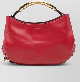 Moschino leather clutch bag