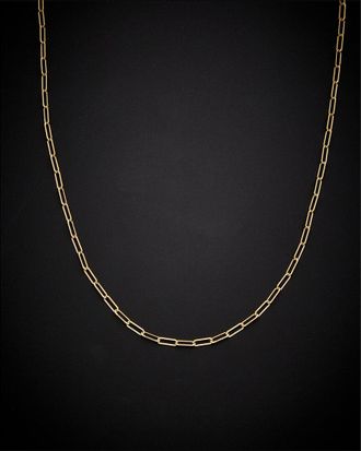 Italian Gold, Inc 14K Italian Gold Polished Paperclip Chain Necklace