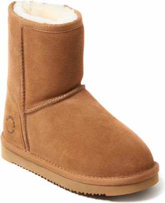 Dearfoams Fireside By Dearfoams Womens Rosebery Genuine Shearling Boot