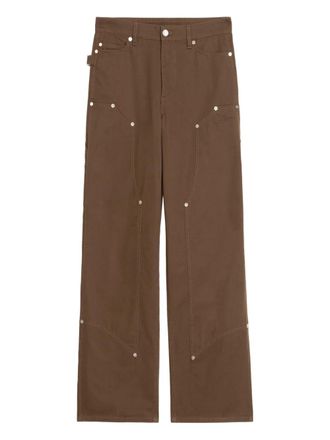 Zadig&Voltaire Perya katoenen broek met studs - Bruin