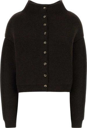 Khaite Marjorie Cardigan - Dames - Vesten - Bruin - XS - Kasjmier - Truien & Vesten