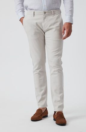 34 Heritage Verona Slim Straight Leg Chinos in Cloud High Flyer at Nordstrom, Size 40 X 30