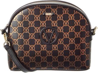 Mario Valentino Valentino By Mario Valentino Diana Monogram Leather Crossbody