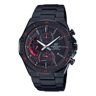 Casio Waterproof EDIFICE Sapphire Crystal Solar Powered Limited Edition Mens Black Analog EFS-S560YDC-1APRD