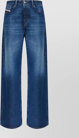 Diesel denim wide-leg jeans