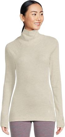 Smartwool Thermal Merino Rib Turtleneck Womens Clothing Ash Heather : LG