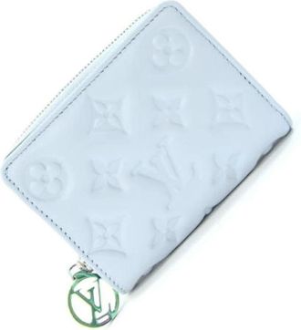 Louis Vuitton Pre-owned Wallets, female, Blue, Size: ONE SIZE Pre-owned Vintage Canvas Wallet