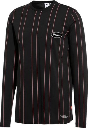Puma x Big Sean gestreept T-shirt met lange mouwen - Zwart