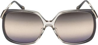 Chlo&eacute; Sonnenbrille Chlo&eacute; Ch0286 S 009 Grau Gold Blau /15/140
