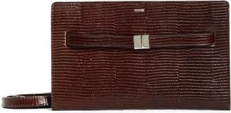 Toteme Belted Lizard Embossed Crossbody Bag in Brown at Nordstrom