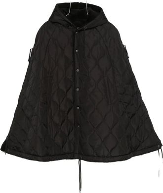 TAION quilted hooded jacket - Black