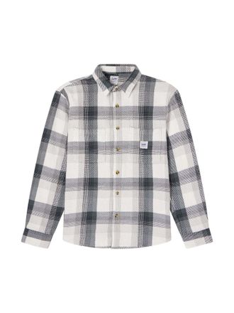 Lee Langarmhemd LEE Lee Langarmhemd Workwear Shirt 2.0, Herren, Gr. M, N-Gr, beige, Obermaterial: 100% Baumwolle CO., Hemden Langarmhemd