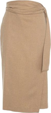 ottod'Ame Mujer, Faldas, Beige, Talla: M