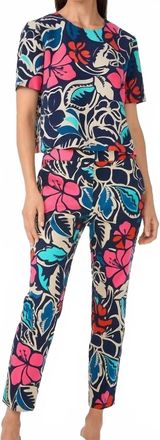 Trina Turk Moss 2 Pant In Multi Floral