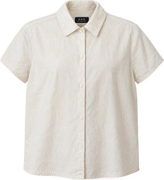 A.P.C. Camisa - Shirts - Hombre - Beige - L