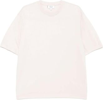 Maison Kitsun&eacute; T-shirt Handwriting - Rosa