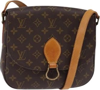 Louis Vuitton Pre-owned Cross Body Bags, female, Brown, Size: ONE SIZE Pre-owned Canvas Cross Body Bag