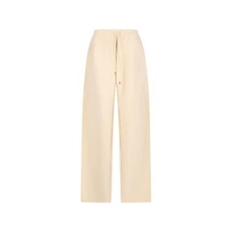 Sportmax Lord Wide Trousers - Trousers - Mujer - Beige - L