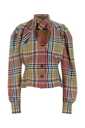 Vivienne Westwood Multicolor Check Blazer