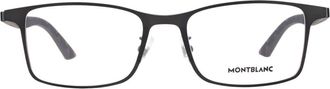 Montblanc Demo Rectangular Mens Eyeglasses MB0361O 008 56