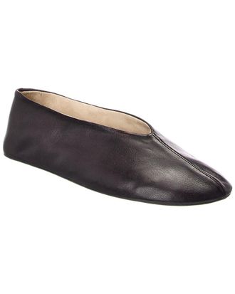 The Row Stella Leather Flat