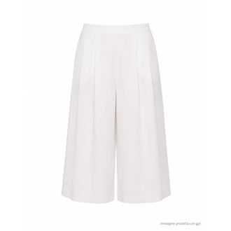 Meimeij Cropped Trousers - female - MeiMeiJ - Cropped Trousers - White - XL - Trousers