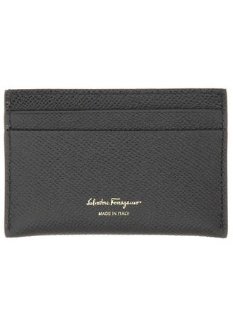 Ferragamo Gancini Card Case - Black