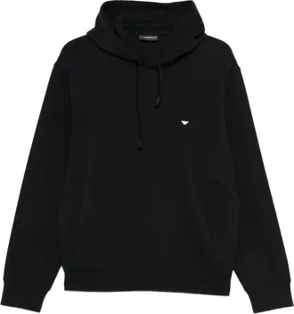 Emporio Armani Logo-embroidered Hoodie