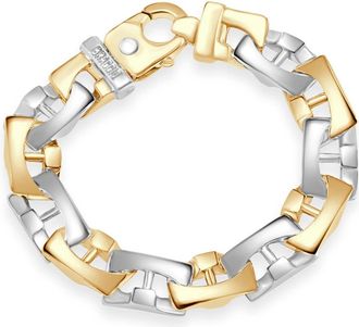 Pompeii3 Mens Link 14k Gold (130gram) or Platinum (210gram) 14mm Bracelet 9