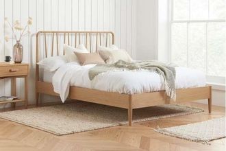 Birlea Jesper Bed Frame in Light Brown | Size: Super King