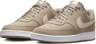 Nike Court Vision Low Mens Cross Training Shoes Khaki/Sanddrift/White : 12.5 D - Medium, Faux Leather