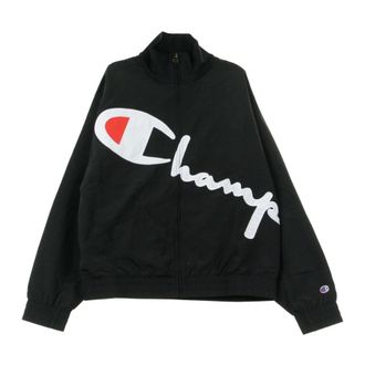 Champion Jassen, Dames, Zwart, S, Zwarte Windbreaker Jas voor Vrouwen