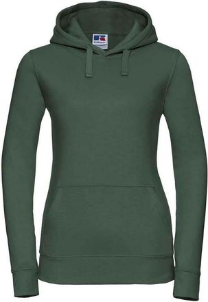 Russell Athletic Russell Dames/Dames Authentic Hoodie (Fles groen)