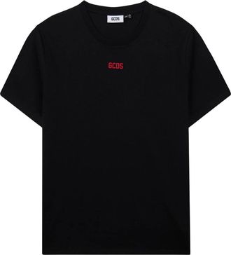 GCDS Logo T-shirt - Heren - T-shirts - Zwart - L - Katoen - Tops