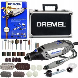 Bosch Herramienta Rotativa, Dremel, Modelo 3000-3/45 Eu, Uso En Bricolaje Y Precisi&oacute;n, Motor De 130 W, Velocidad Variable 10.000-33.000 Rpm, Incluye 45 Acce