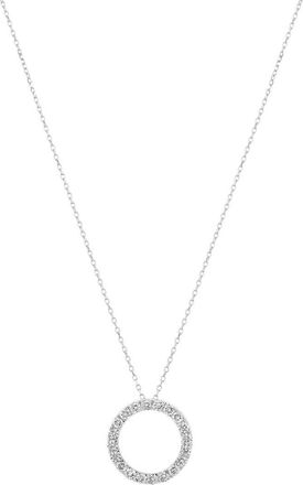 Diana M. Jewels Fine Jewelry 14K 0.50 Ct. Tw. Lab-Grown Diamond Pendant Necklace